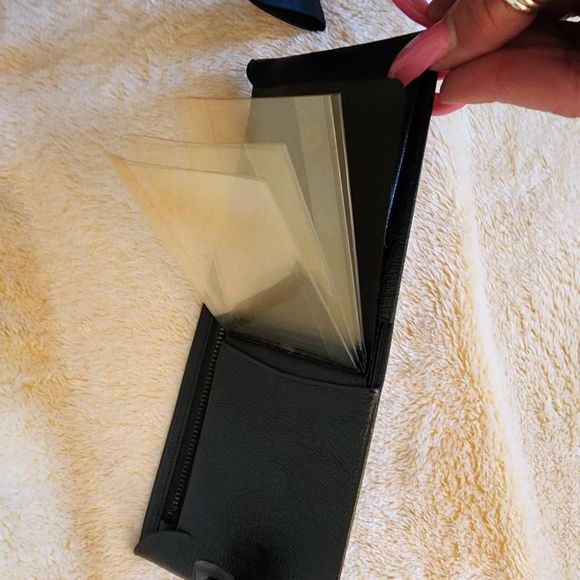 VINTAGE Imported English Morocco Men's Leather Wallet never used/New - Picture 4 of 6